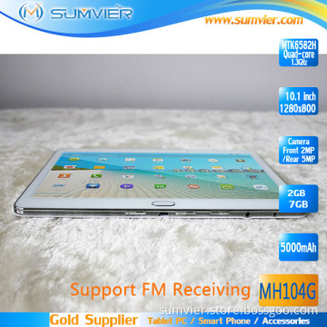10.1 Inch Android 4.2.2 Mtk6582h Quad-Core WiFi Tablet PC